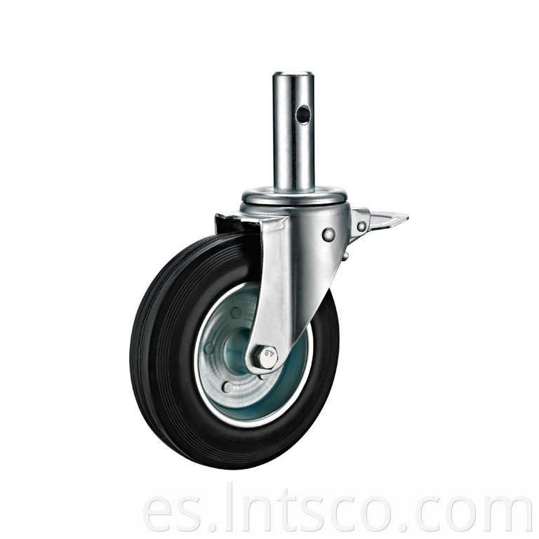 Industrial Iron Core Rubber Scaffolding Casters